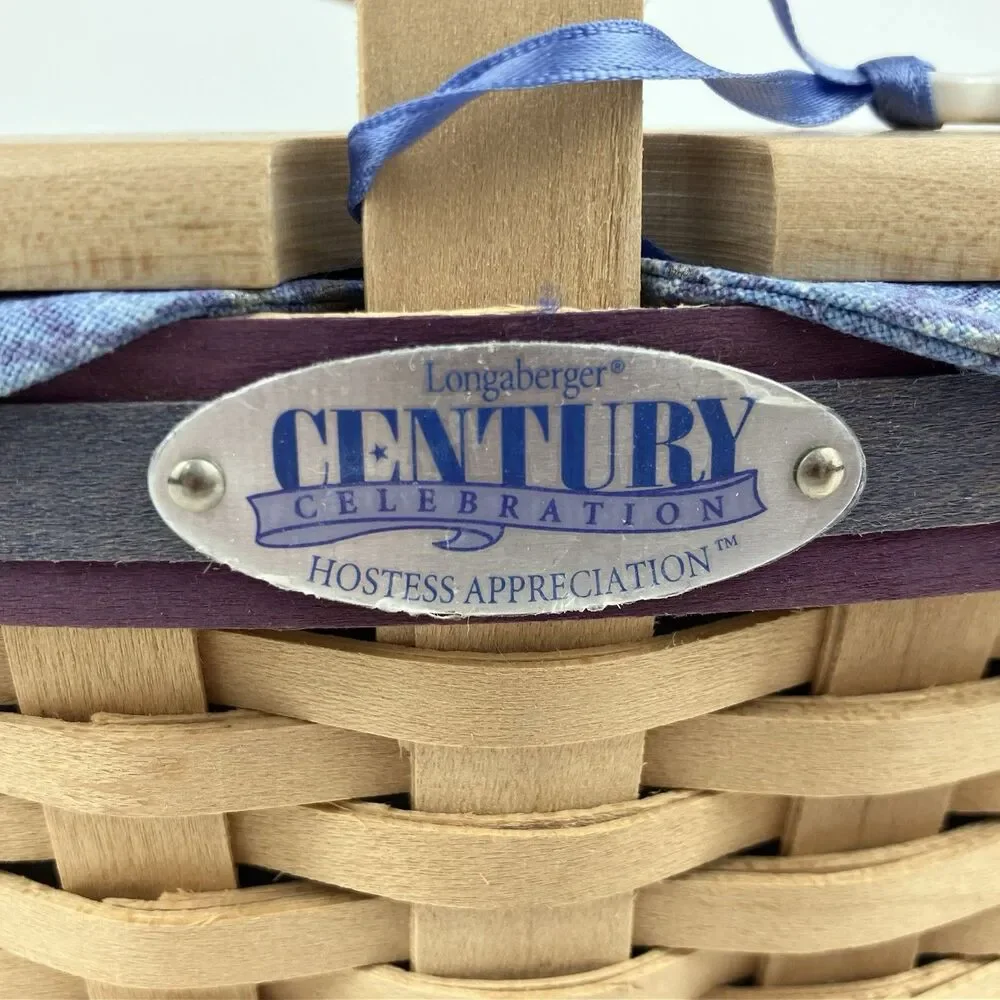Longaberger Century Celebration Basket Set 2000 | /w Lid 8